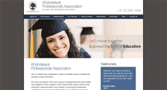 Desktop Screenshot of khandelwalprofessionals.org